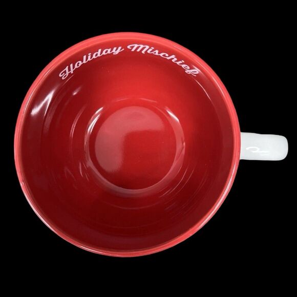 Disney Lilo & Stitch Christmas "Holiday Mischief" Soup Mug/Bowl 29 oz. - Picture 6 of 9